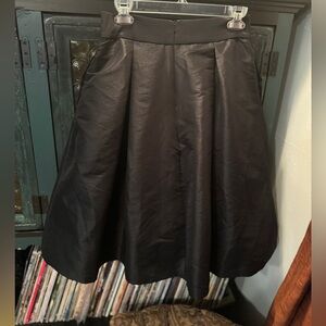 NWOT and never worn, Formal black tea-length skirt WITH POCKETS
